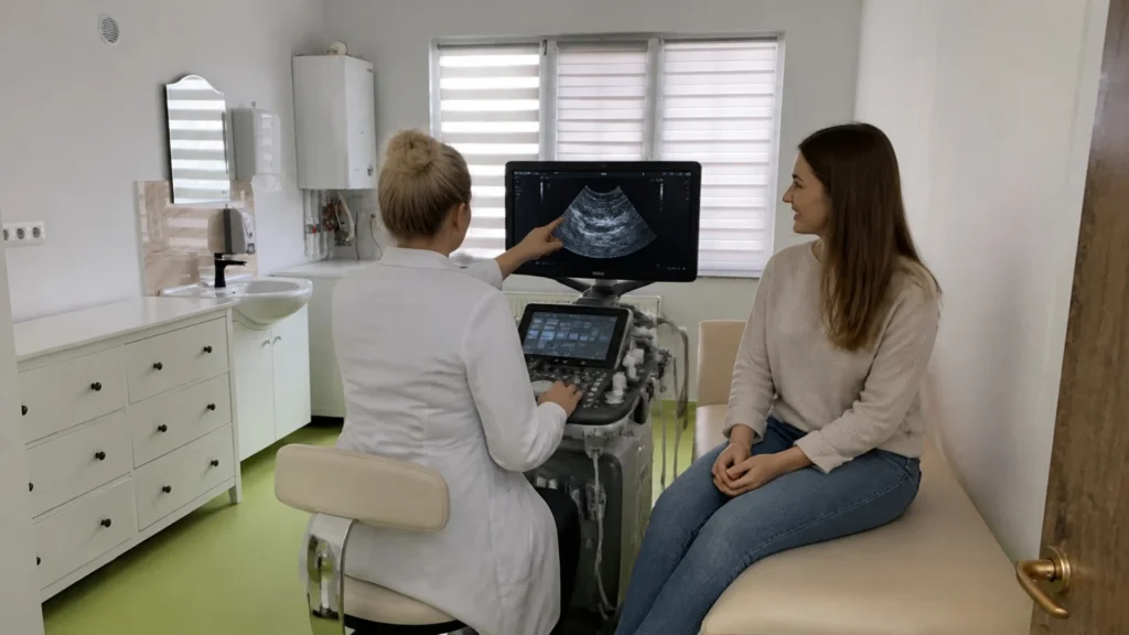 Ecografie ginecologică la Clinica Salv Med din Turda